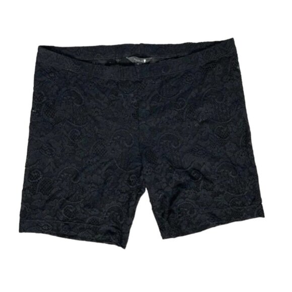 Aritzia Talula Lace Biker Shorts Mid Rise Stretchy Sheer Black Size Small - Picture 3 of 14